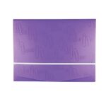 Folder portadocumentos Oxford morado, tamaño carta, triple solapa