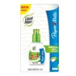 Corrector líquido Paper Mate Liquid Paper 2 en 1, doble aplicador, 22 ml