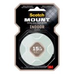Cinta de montaje doble cara Scotch 110HDC blanca, 12.7 mm x 2.03 m