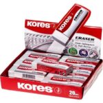 Goma plástica Kores KE-20 40201, blanca, libre de PVC