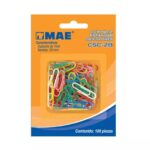 Clips estándar MAE CSC-2B No. 2, colores surtidos