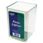 Portalápices Sablon 3103CR de poliestireno, cristal