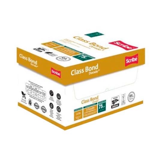 REG-PO-0262 Papel Bond Scribe Dorado, carta, 75 g/m², 93% blancura - Image 1