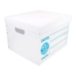 Caja para archivo Geo / Todo de Cartón, tamaño carta, 36.5 x 31 x 25 cm