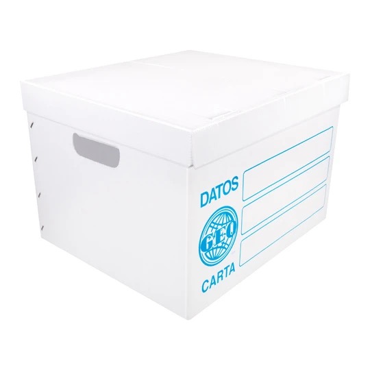 REG-PO-0343 Caja para archivo Geo / Todo de Cartón, tamaño carta, 36.5 x 31 x 25 cm - Image 1