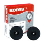 Cinta para calculadora Kores 241, nylon bicolor negro/rojo