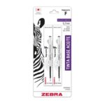 Repuesto para bolígrafo Zebra F-301 / F-402, punto mediano 1.0 mm, negro