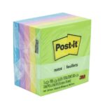 Notas adhesivas 3M Post-it 654-5UC, colores ultra, 500 hojas