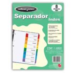 Separadores Wilson Jones P1346, carta, 8 divisiones