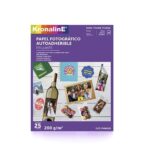 Papel fotográfico autoadherible Kronaline PHA025, carta, 200 g/m²