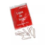 Ligas de hule natural Hércules No. 18, beige, bolsa 80 g
