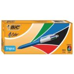 Bolígrafo BIC 4 Colores 875618, retráctil, punto mediano 1.0 mm