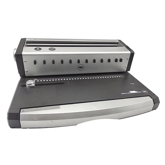 REG-PO-0780 Perforadora y encuadernadora manual GBC TB6, perfora hasta 6 hojas y encuaderna hasta 120 - Image 1