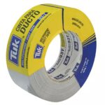 Cinta adhesiva para ductos TUK 659317, tela plastificada, gris plata, 48 mm x 50 m