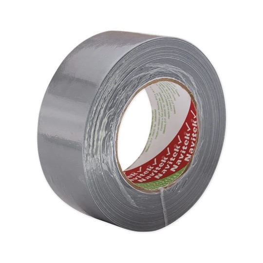 REG-PO-0840 Cinta adhesiva para ductos Navitek 9061, tela impermeable reforzada, plata, 48 mm x 50 m - Image 1