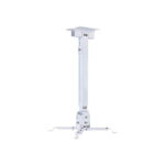Soporte para Proyector Brobotix 573106, techo universal, altura ajustable, blanco