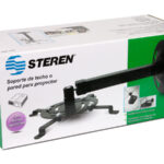 Soporte para Proyector Steren STV-020, montaje de techo o pared, color negro