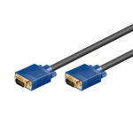 Cable SVGA Brobotix 311818, HD15 macho a macho, 1.8 m, negro
