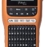 Rotulador Industrial Brother P-touch PT-E110, teclado QWERTY, color naranja