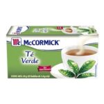 Té verde McCormick caja con 25 sobres