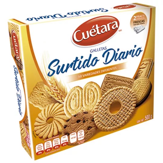 REG-CC-0046 Galletas Cuétara Surtido Diario 500 g - Image 1