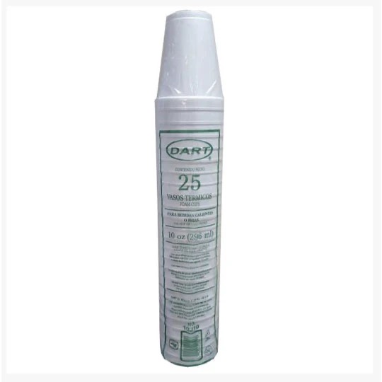 REG-CC-0052 Vaso desechable térmico Dart No. 10 paquete con 25 - Image 1