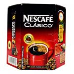 Café soluble Nescafé Clásico caja con 50 sobres de 2 g