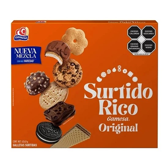 REG-CC-0087 Galletas Gamesa Surtido Rico 436 g - Image 1