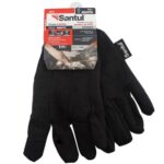 Guantes de Poliéster Santul, Unitalla, Color Negro