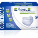 Cubrebocas Genérico de Tela No Tejida, Color Azul, Caja con 50 Piezas