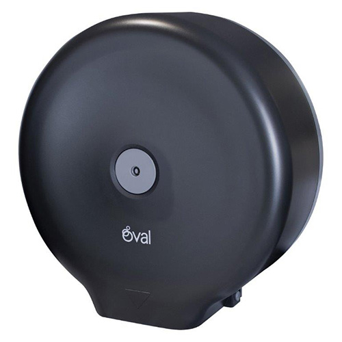 REG-LH-0045 Despachador de Papel Higiénico MOPïS Oval DV003 para Rollo Jumbo, Color Humo - Image 1