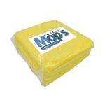 Paño de Microfibra Super Mops MOPS180, 40 x 40 cm, Amarillo, Paquete con 6