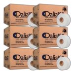 Papel Higiénico Institucional Dalia JR HB19316, Hoja Doble, Paquete con 12 Rollos