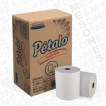 Toalla de Papel en Rollo Kimberly-Clark Pétalo 92221, Hoja Sencilla, 180 m, Paquete con 6 Rollos