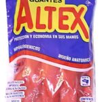 Guantes de Hule Altex No. 7, Rojo