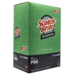 Fibra de Uso General Verde 3M Scotch-Brite P96, 15.2 x 22.8 cm, Paquete con 12