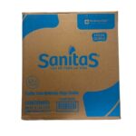 Toalla Interdoblada Sanitas 92231, Hoja Doble, 100 Hojas, Caja con 20 Fajillas