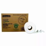 Papel Higiénico JR Pétalo 90500, Hoja Doble, 250 m x 9 cm, Paquete con 6 Rollos