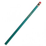 Lápiz de madera Baco Bacopencil 2 HB, color verde