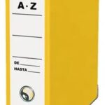 Registrador Kyma REGKCAR-AM, carta, 3 pulgadas, amarillo