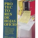 Protector de hojas Kinera, tamaño oficio, traslúcido