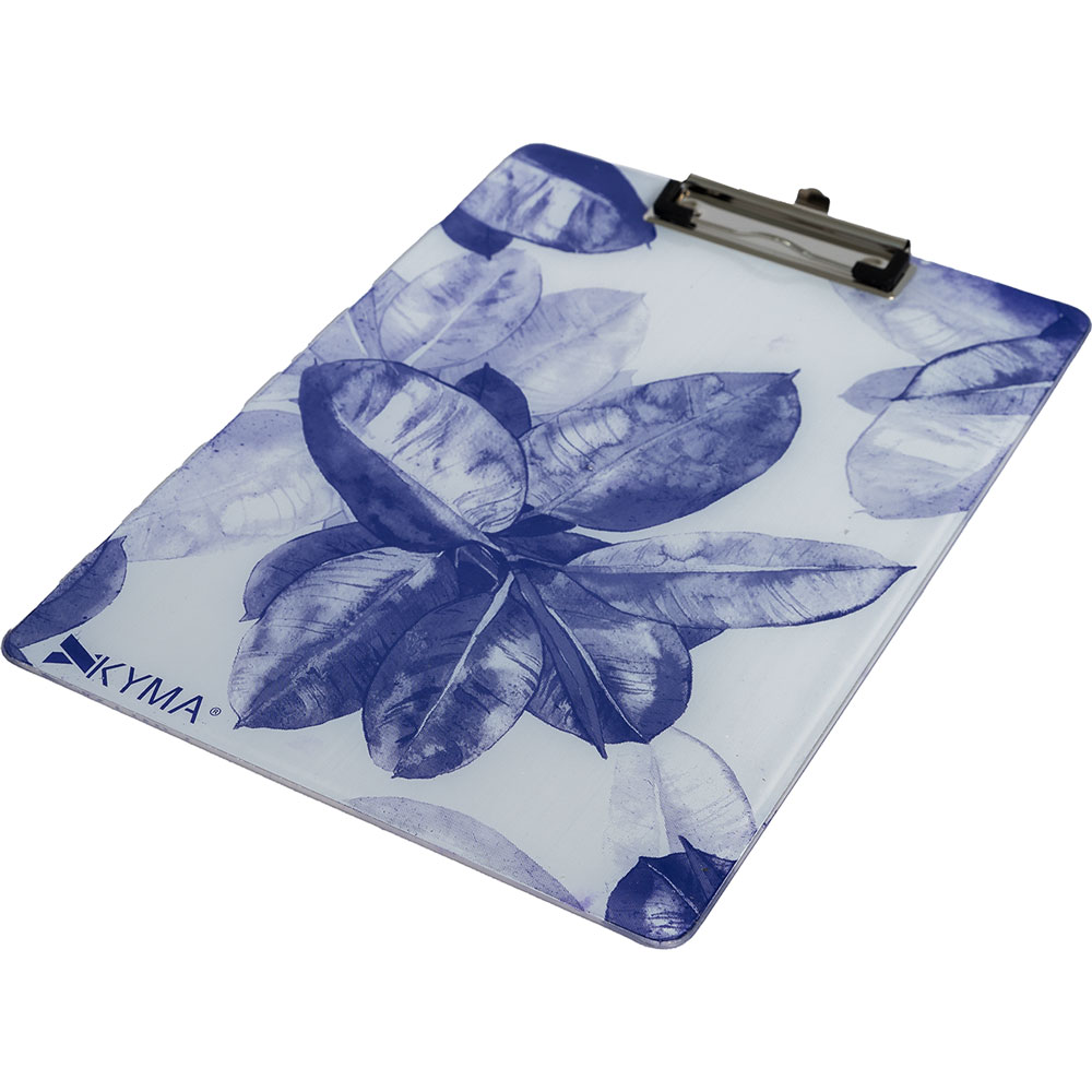 REG-PO-0211 Tabla sujetapapel Kyma tamaño carta, acrílico azul - Image 1
