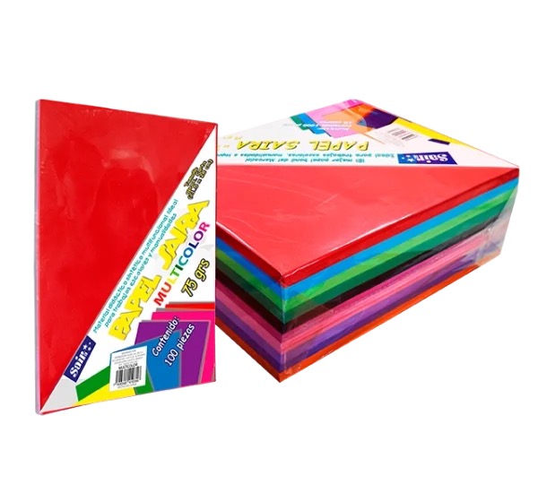 REG-PO-0269 Papel Bond Sajor/Saira surtido multicolor, carta, 75 g/m² - Image 1