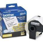 Etiquetas precortadas Brother DK1209 blancas