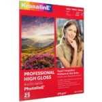 Papel fotográfico Kronaline PH370 brillante, tamaño carta