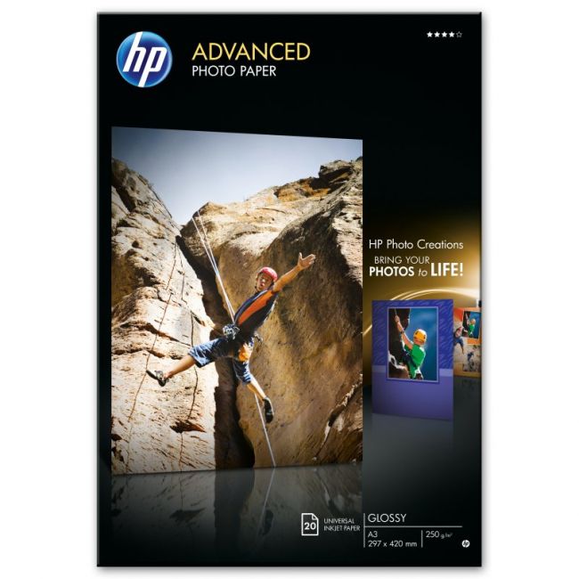 REG-PO-0329 Papel fotográfico HP Advanced Glossy, tamaño carta - Image 1
