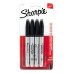 Marcadores permanentes Sharpie, 4 colores surtidos