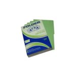 Fólder APSA L22FO, oficio, 1/2 ceja, verde