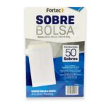 Sobre bolsa Fortec B-16-BG, esquela, blanco