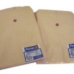 Sobre bolsa Fortec B-24-MR, oficio, amarillo con rondana